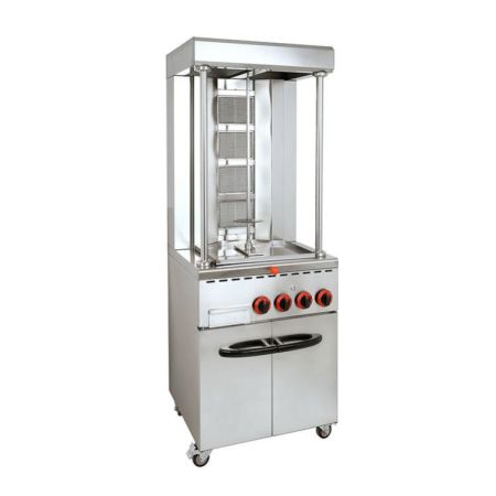 Shawarma Machine 4 Gas burner